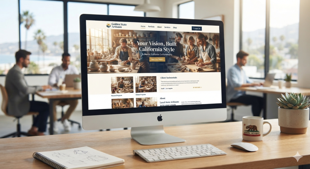 Professional website development in California helping small businesses improve SEO, generate leads, and build customer trust