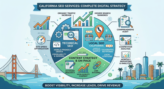 Professional SEO Services in California helping businesses improve Google rankings, increase organic traffic, and generate qualified leads